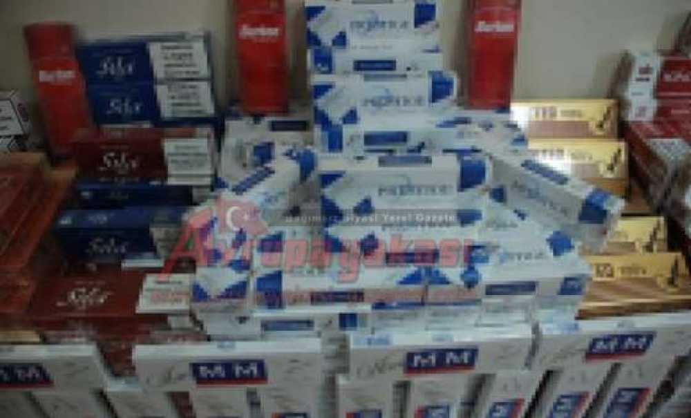 Çorlu Kom Ekipleri 5 Bin Paket Kaçak Sigara Ele Geçirdi