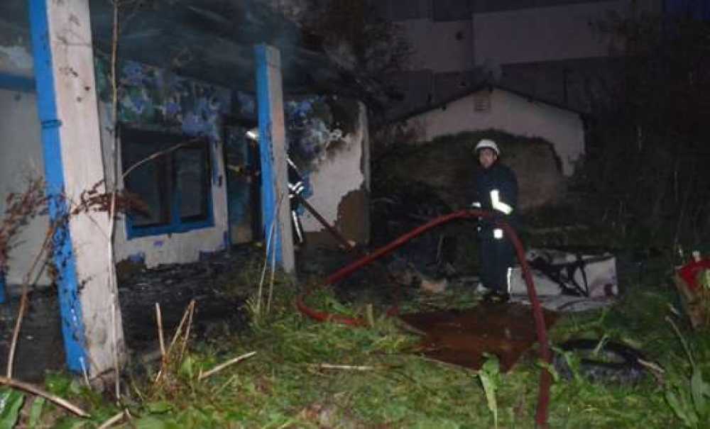 Metruk Evde Korkutan Yangın