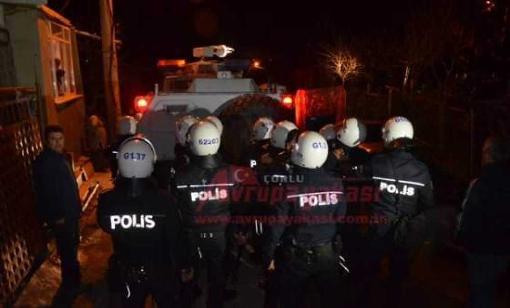 Çorlu'da Gergin Gece