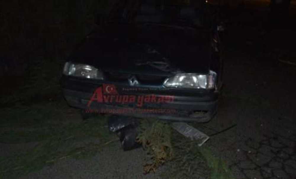 Takla Atan Otomobil Seraya Girdi