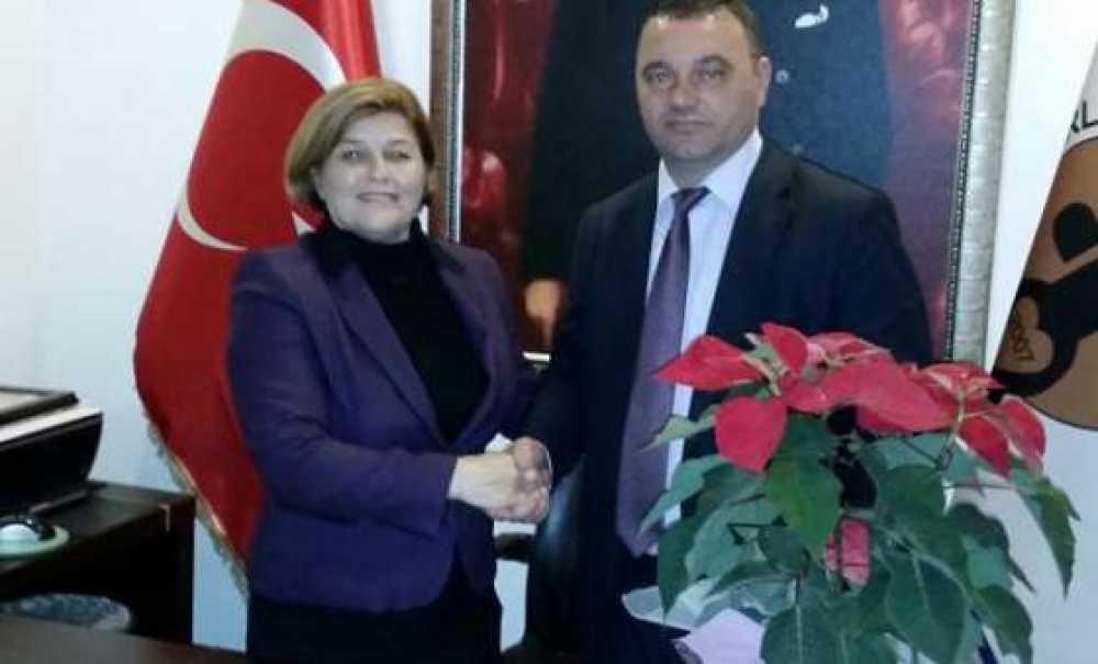 Ergene Muhtarlar Derneği`nden Çorlu Muhtarlar Derneği`ne Ziyaret