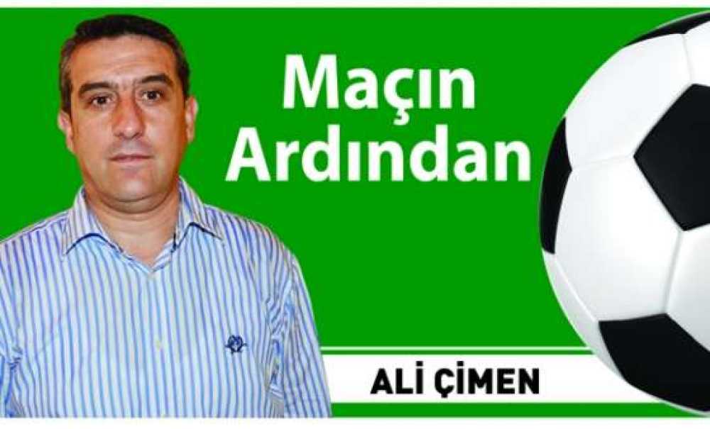 Ali Çimen: Maçın Ardından