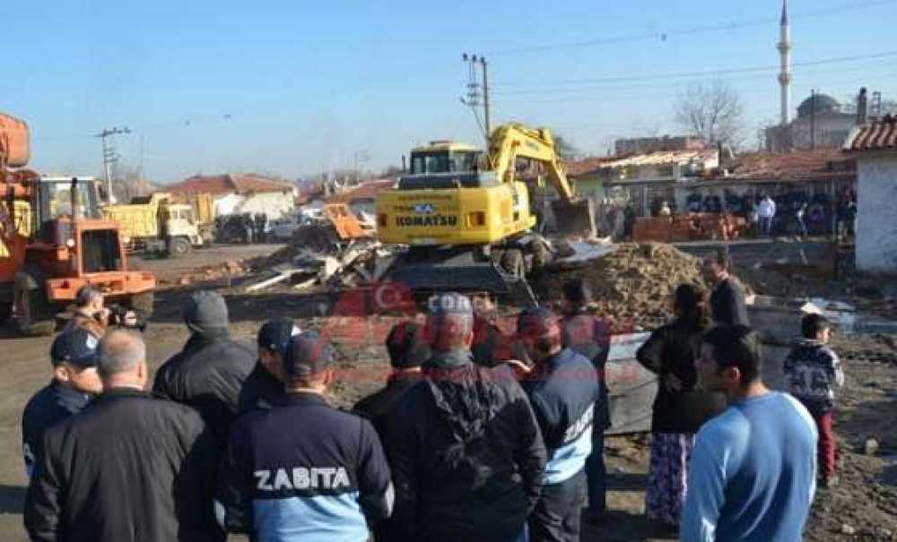Roman Mahallesi'nde Yıkım