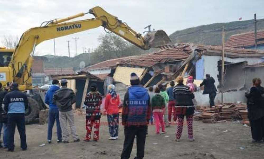 Roman Mahallesi'nde Yıkım