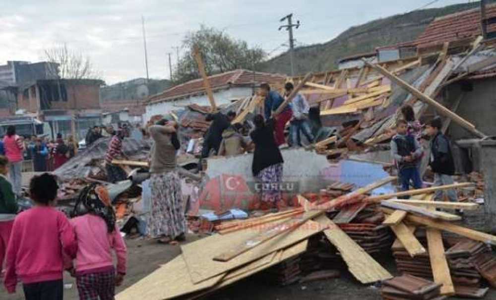 Roman Mahallesi'nde Yıkım