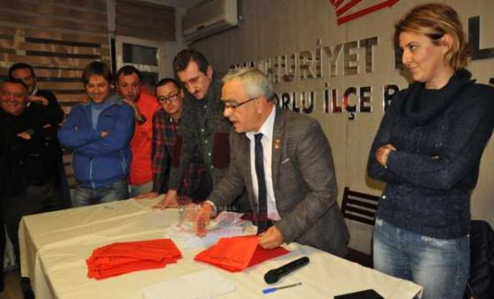 Chp Çorlu İlçe Örgütü`nde Gençlik Kolları'nın Yeni Başkanı Anıl Aktaş Oldu