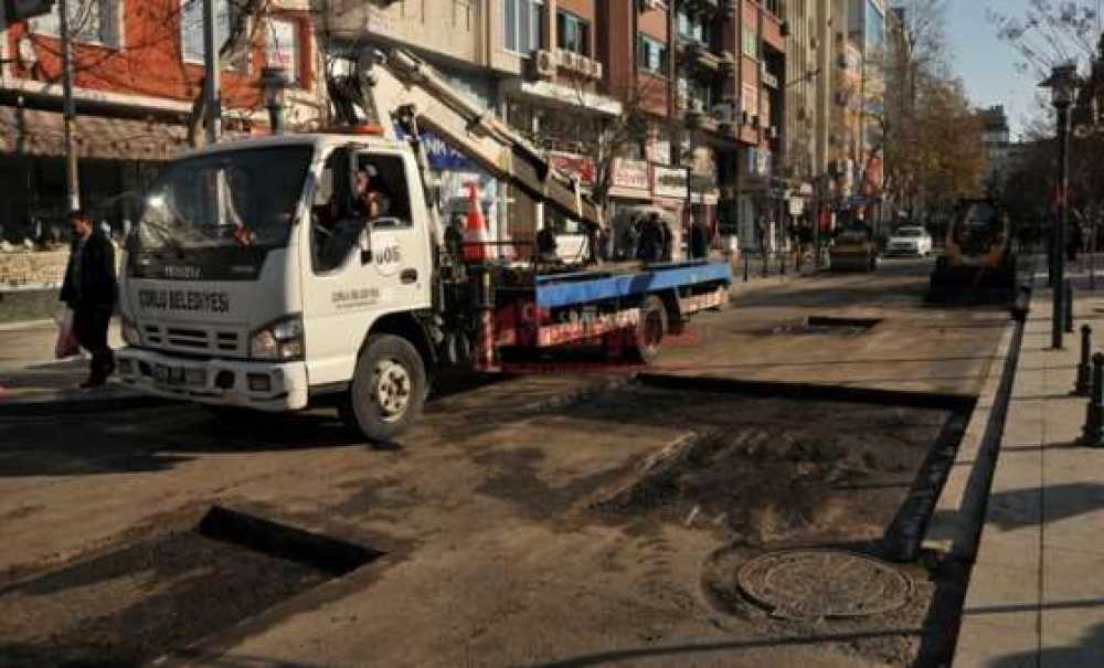Çorlu Belediyesi'nden Pazar Günü Mesaisi