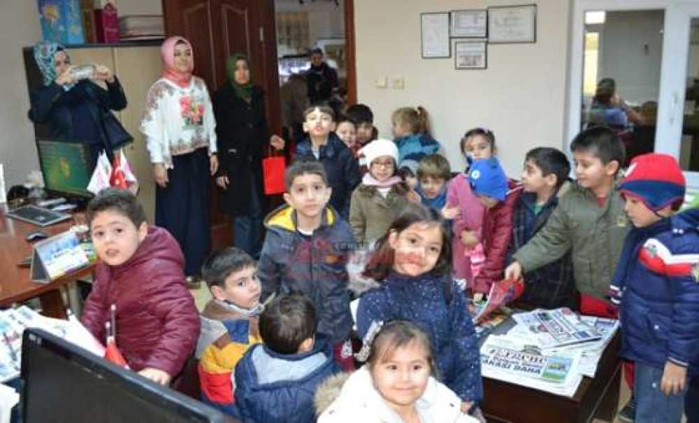 Güleç Anaokulundan Gazetemize Ziyaret