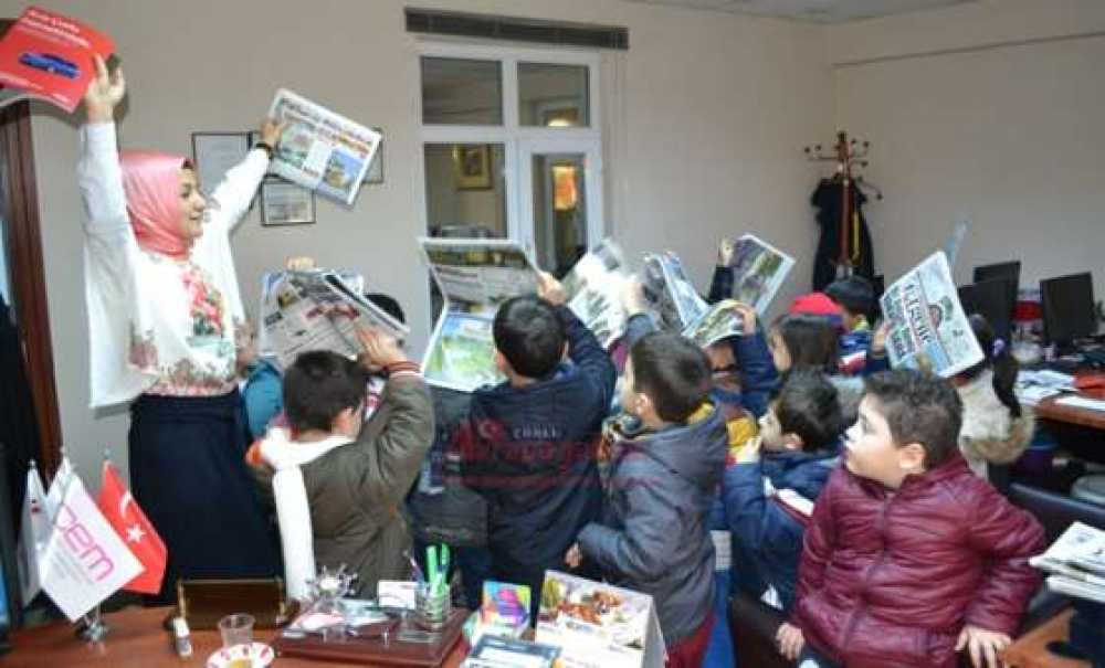 Güleç Anaokulundan Gazetemize Ziyaret