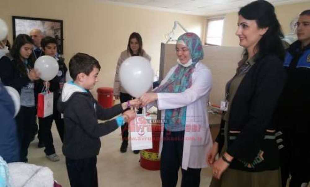 Çorlu Tdp'den Öğrencilere Diş Bakımı Ve Diş Bakımı Eğitimi