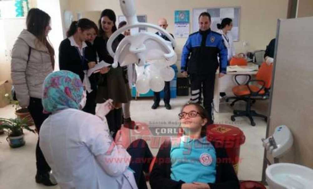 Çorlu Tdp'den Öğrencilere Diş Bakımı Ve Diş Bakımı Eğitimi