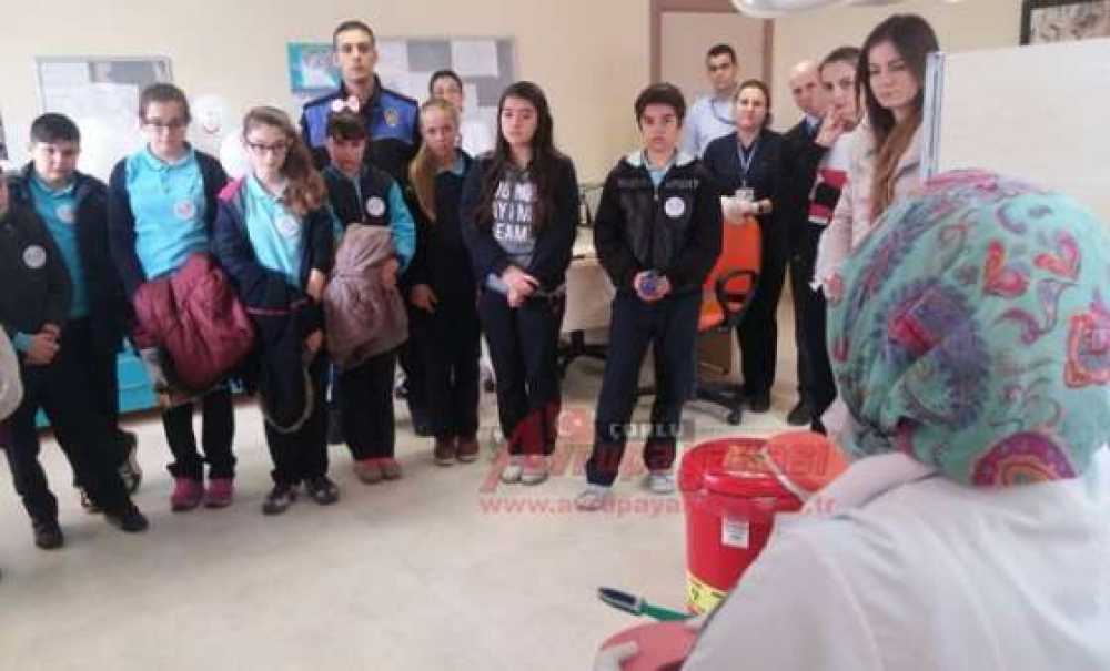 Çorlu Tdp'den Öğrencilere Diş Bakımı Ve Diş Bakımı Eğitimi