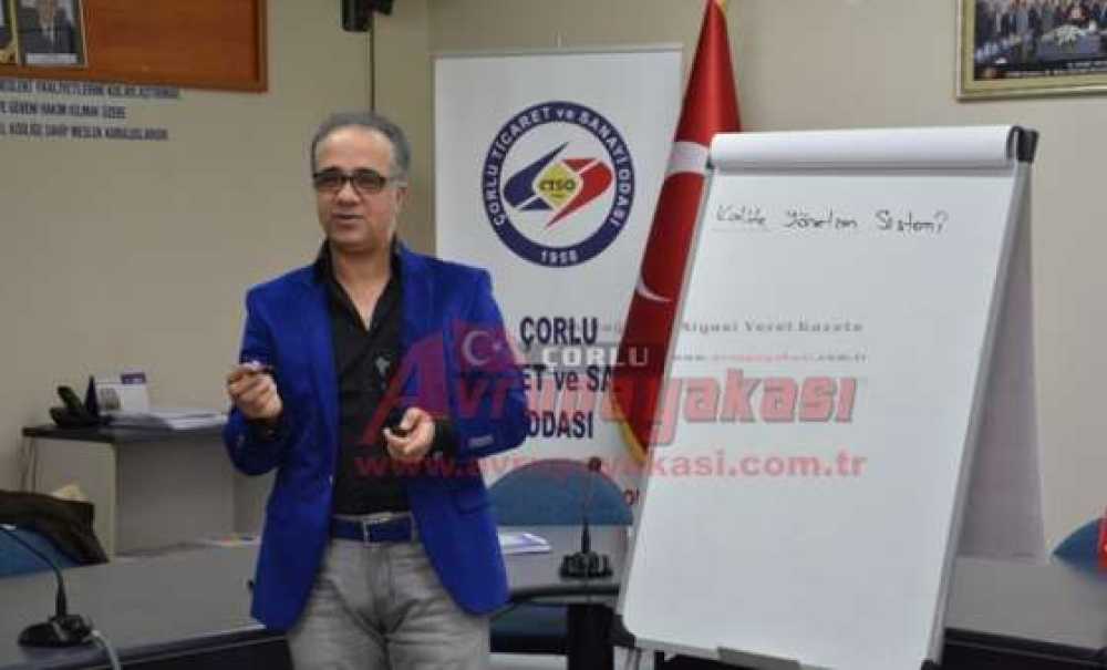 Çorlu Tso`dan Kalite Yönetim Sistemi Eğitimi