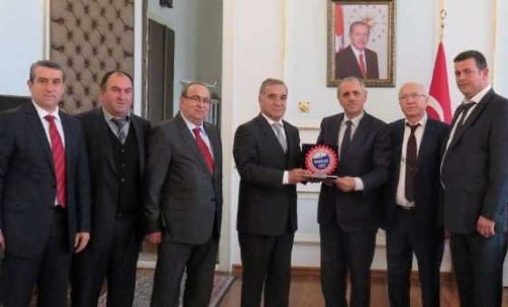 Sanayi Sitesi Yönetiminden Vali Salioğlu`na Ziyaret