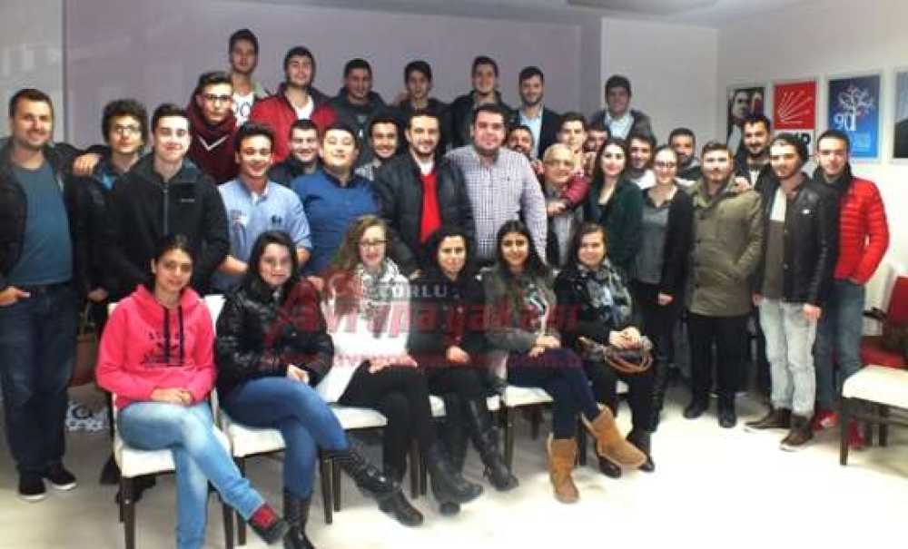 Chp Çorlu Gençlik Kolları'nda Devir Teslim