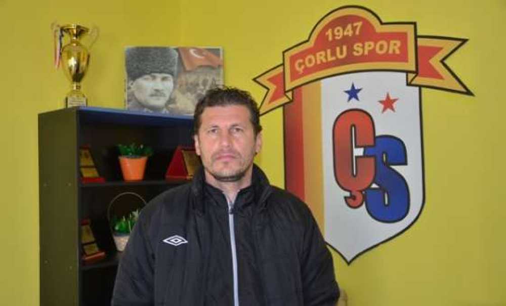 Çorluspor 1947'nin Yeni Teknik Direktörü Fatih Diker:“Gol Atamayan Değil Hücum Edemeyen Takım Var”