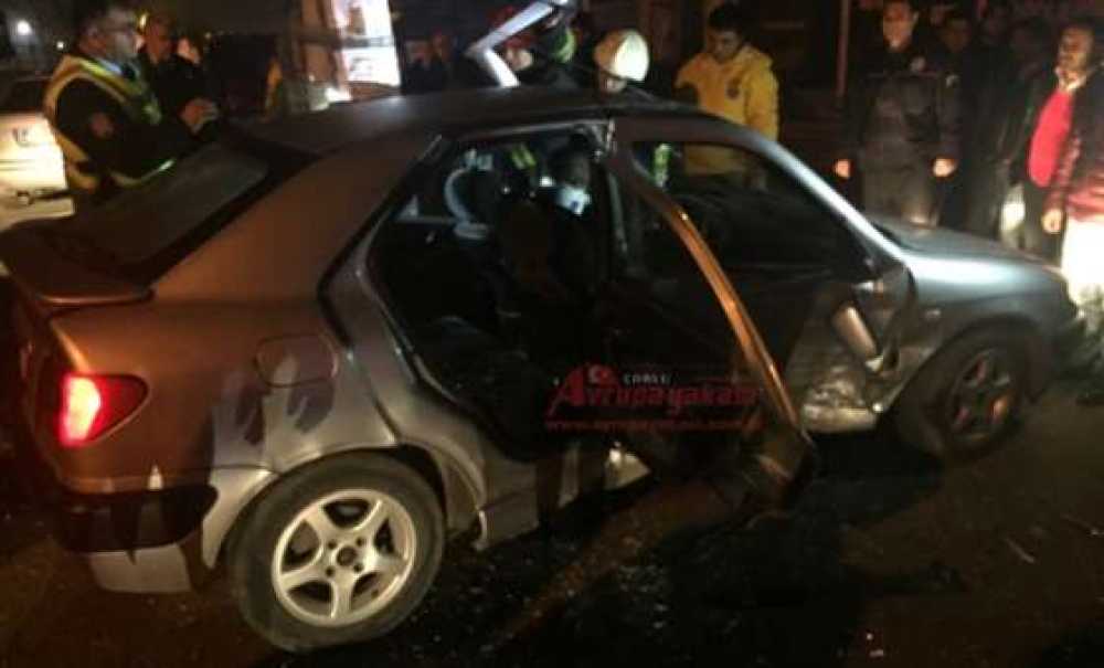 Ergene'de Kaza 1 Yaralı