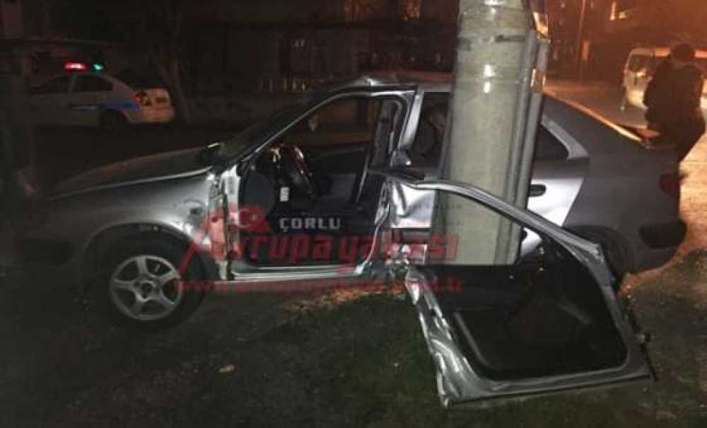 Ergene'de Kaza 1 Yaralı