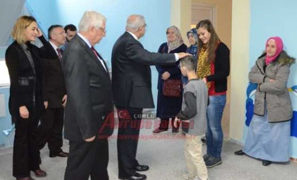 Başkan Baysan`dan Çorlu Özel Eğitim Ve Uygulama Merkezi`ne Ziyaret