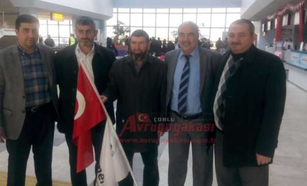 Çorlu Havalimanından Kutsal Topraklara İlk Uçuş Yapıldı