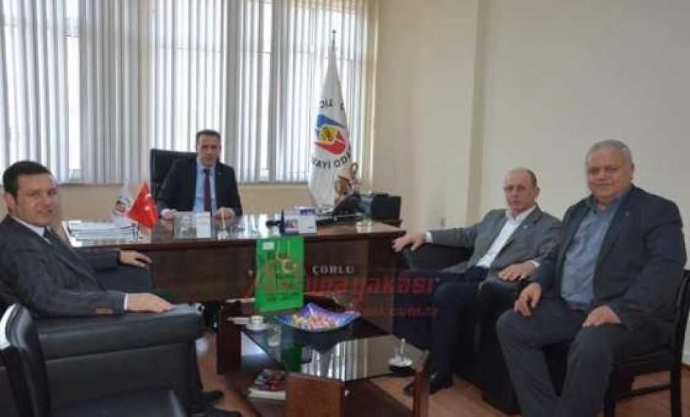 Trakya Birlik Üst Yönetim Kurulu Üyesi Yılmaz`dan Çorlu Tso`ya Ziyaret