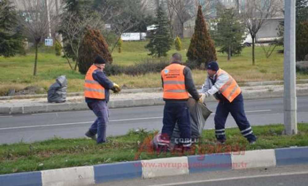 Büyükşehirden Ergene'de Peyzaj Çalışması
