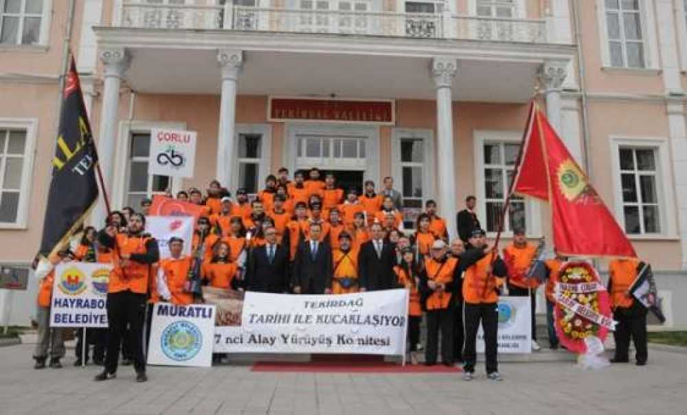 Çorlu Belediyesi'nden 57. Alay Yürüyüşüne Destek