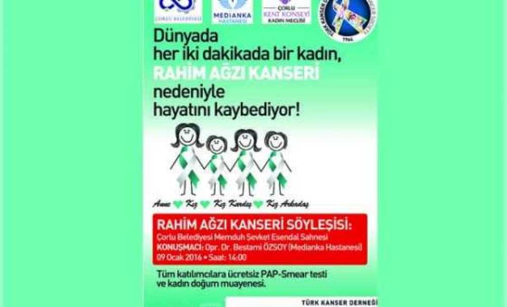 Türk Kanser Derneği'nden Konferansa Davet