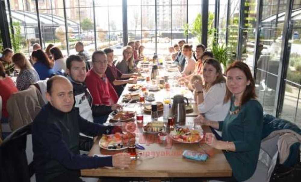 Çorlu Gazeteciler Derneği Kahvaltıda Buluştu