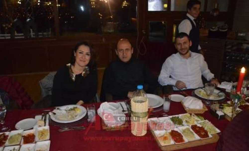 Çorlu Gazeteciler Derneği Yemekte Buluştu