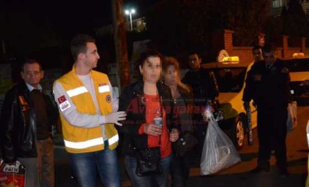 Polisten Kaçtı, Kaçarken De 1 Kişiye Çarptı