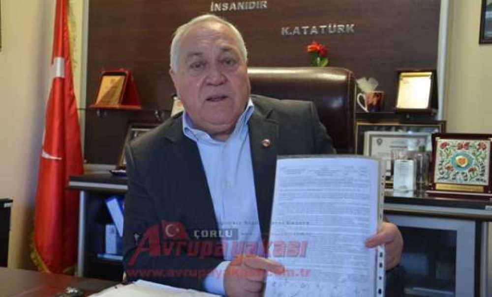 Çorlu Şoförler Odası Başkanı Abdullah Baş; “Ben Kanuna Göre İş Yaparım”