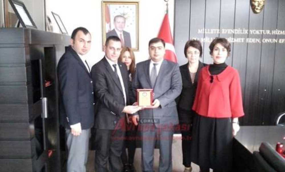 Ergene Esnaf Kredi, Krefalet Kooperatifinden Kaymakam Kızıltoprak`a Ziyaret