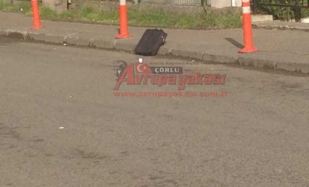 Çorlu'da Şüpheli Çanta Paniği