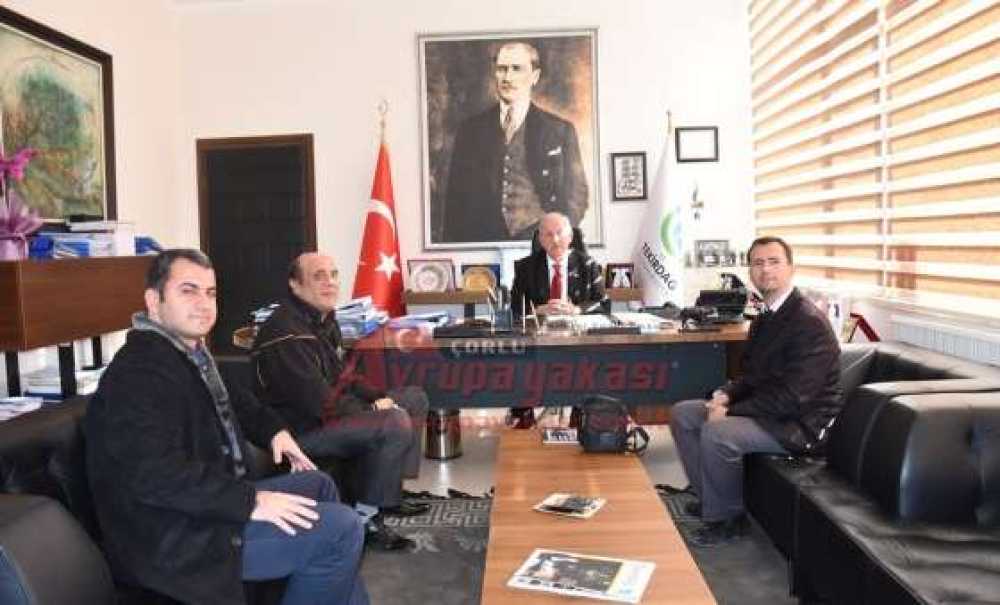 Çorlu İşitme Engelliler Spor Kulübü`nden Başkan Albayrak`a Ziyaret