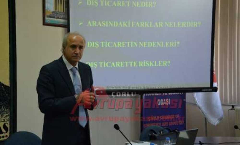 Çorlu Tso`nun Dış Ticaret Uygulamaları Ve Finansman Eğitimi Başladı