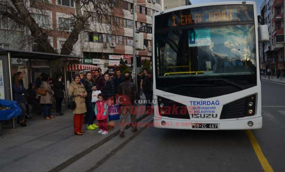 Çorlu`da Bazı Hatlarda Değişiklik Yapıldı