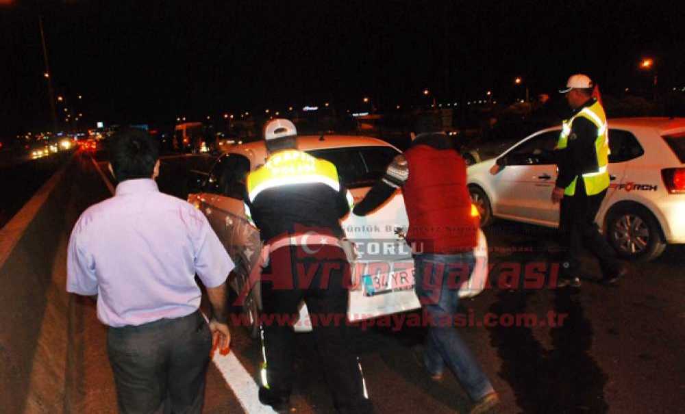 Çorlu'da Zincirleme Kaza