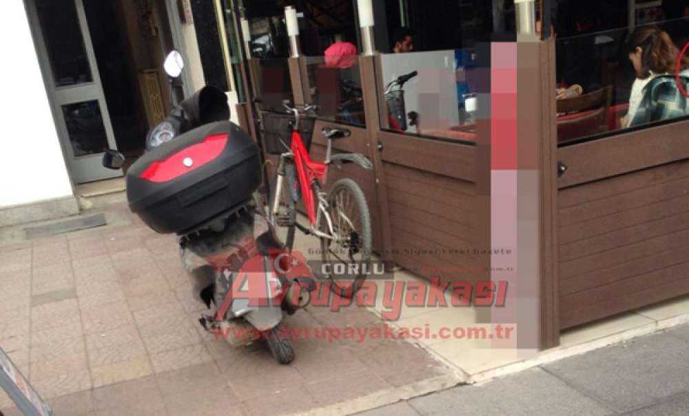 Motosiklet Sürücüsünün Trafik Ekibine İsyanı