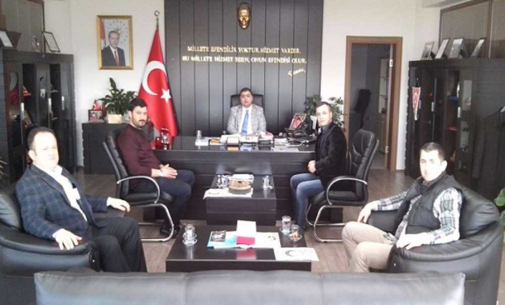 Müsiad Gençlik Kolları`ndan Kaymakam Kızıltoprak`a Ziyaret