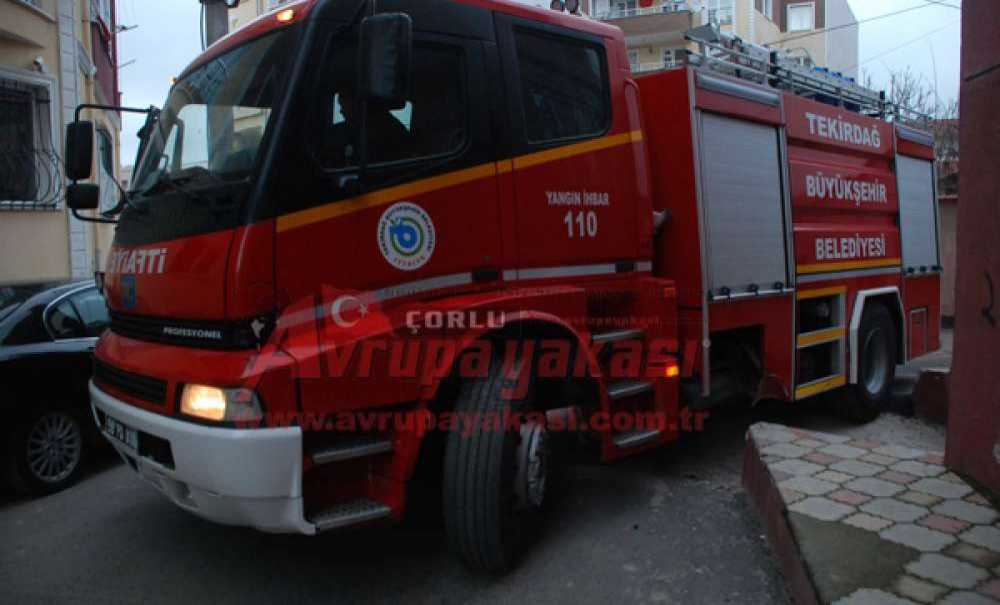 İtfaiye Bu Kez Kendisini Kurtardı