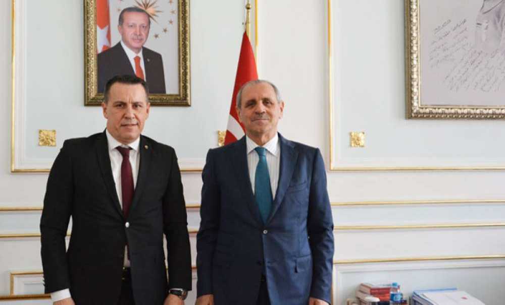 Çorlu Tso Meclis Başkanı Güleroğlu`ndan Vali Salihoğlu`na Ziyaret