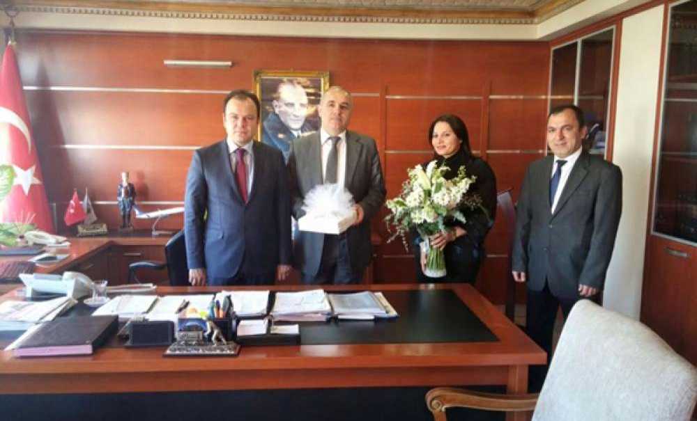 Çorlu Vergi Dairesi Personelinden Kaymakam Kılıç`a Ziyaret
