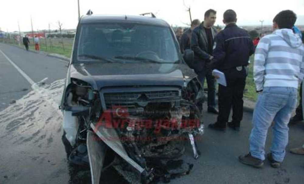 Çorlu`da Kaza 1 Yaralı