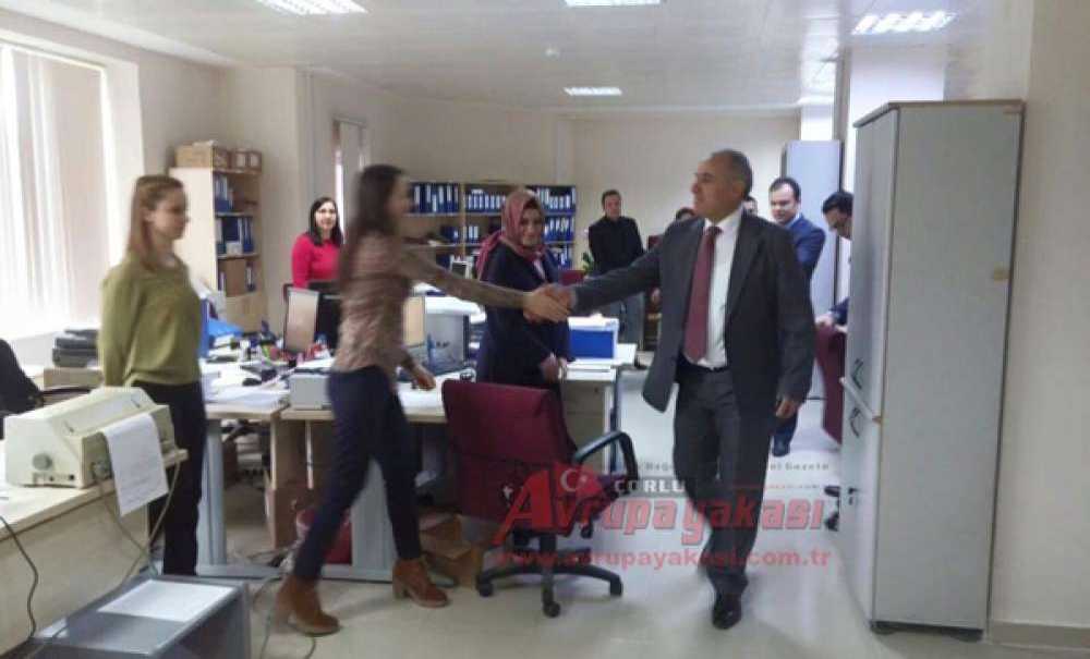 Kaymakam Kılıç`tan Vergi Dairesine Ziyaret