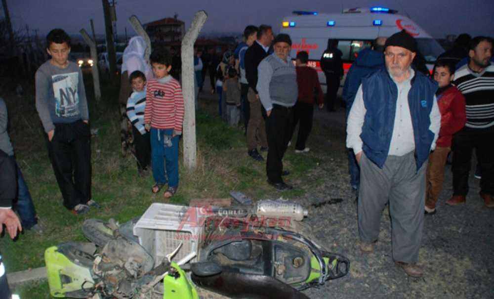 Çorlu'da Trafik Kazası: 1 Yaralı