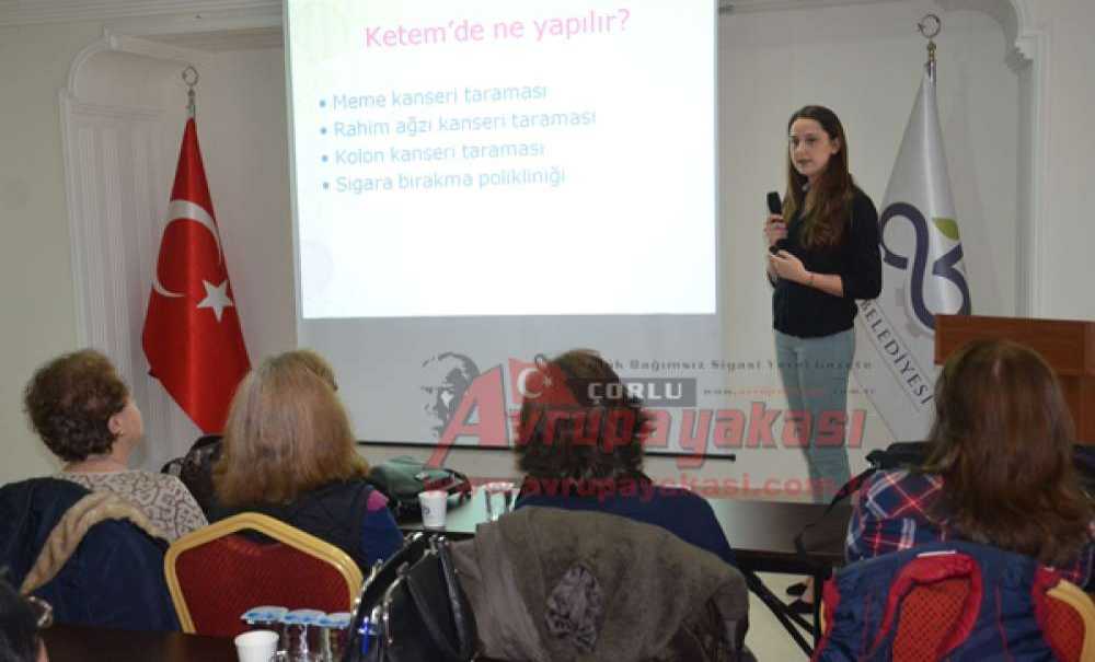 Çorlu'da Kadın Üreme Sağlığı Semineri
