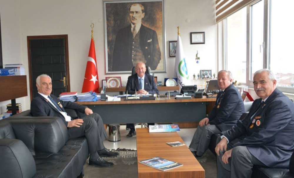 Çorlu Gaziler Derneği`nden Başkan Albayrak'a Ziyaret