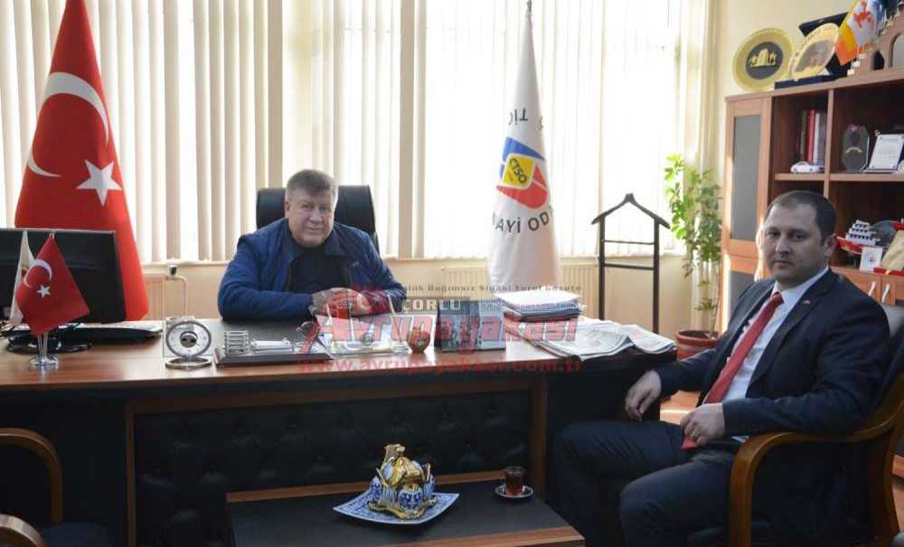 Mhp Çorlu İlçe Başkanı Ergün`den Başkan Sülün`e Ziyaret