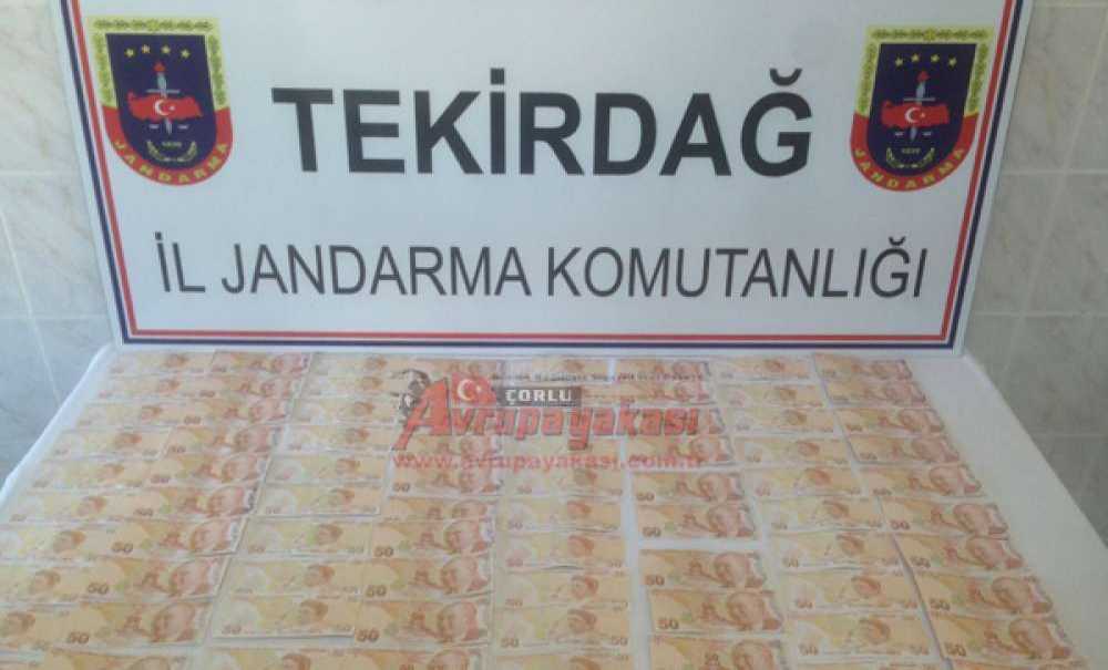 Ergene Jandarması Sahte Para Ele Geçirdi